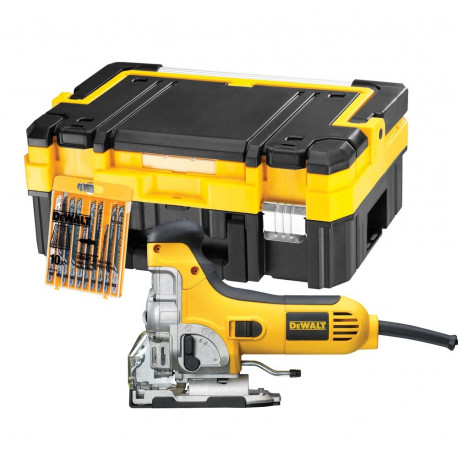 Scie sauteuse 701W Poignée prise par le corps DeWALT DW333KT - Firm