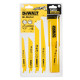 Coffret 12 lames de scie sabre pour le bois, le métal et la démolition DeWALT DT2441