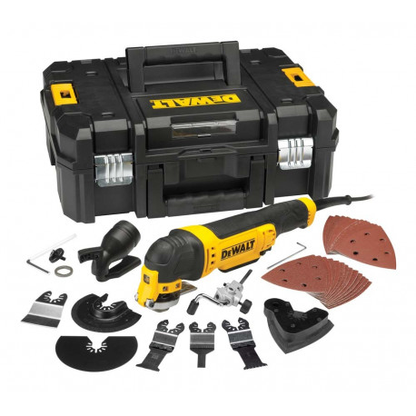 Découpeur ponceur Dewalt Multi-Cutter 300W avec accessoires - DWE315KT