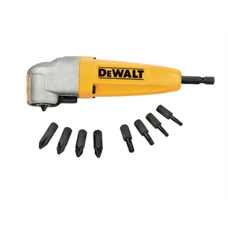 Retour d'angle droit + 9 embouts de vissage IMPACT DeWALT DT71517