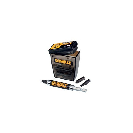 Embouts de vissage IMPACT en boite Tic-Tac + 1 Porte embout magnétique compact DeWALT DT70522