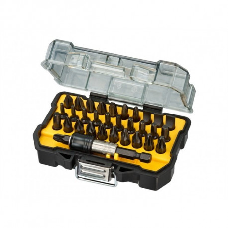 Coffret 32 pièces avec embouts de vissage IMPACT et porte-embouts à blocage DeWALT DT70523