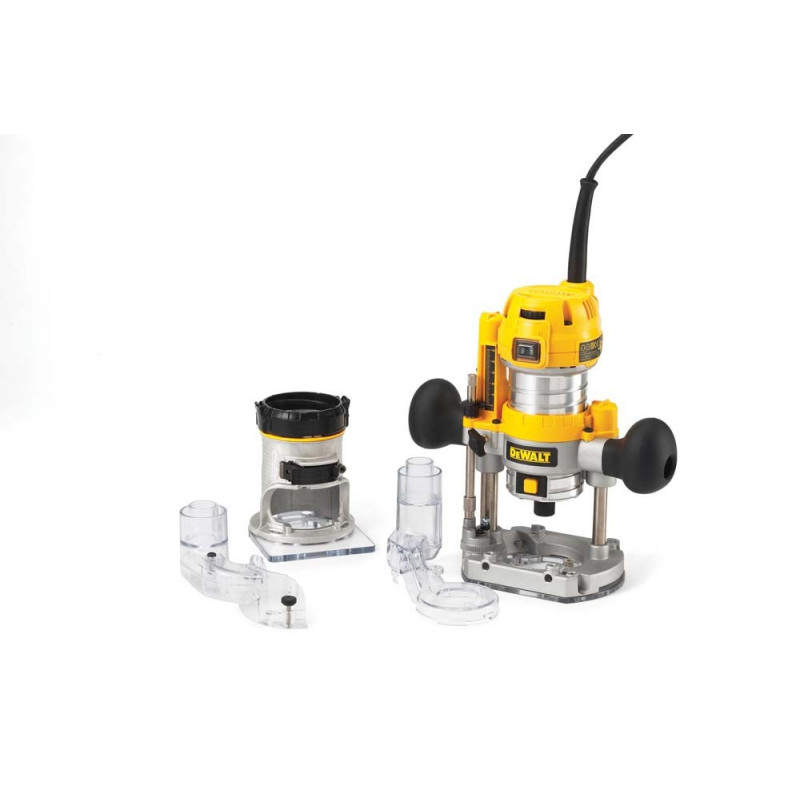 Défonceuse et affleureuse Dewalt Ø6-8 mm 850W - D26204K - Firm