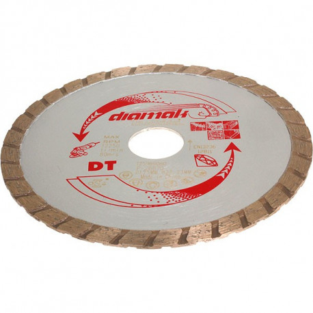 Disque diamant DIAMAK-TURBO 115 mm segment 7 mm Makita P-26864