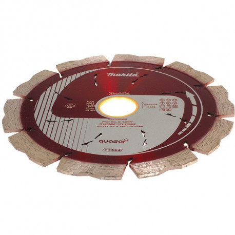 Disque diamant QUASAR à refroidissement 125 mm segment 10 mm Makita B-12697