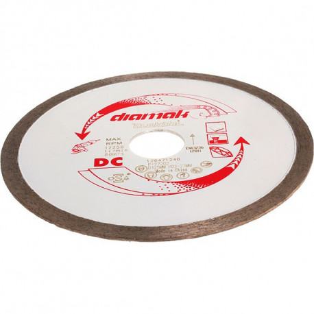 Disque diamant DIAMAK-JANTE CONTINUE 125 mm segment 7 mm Makita P-27202