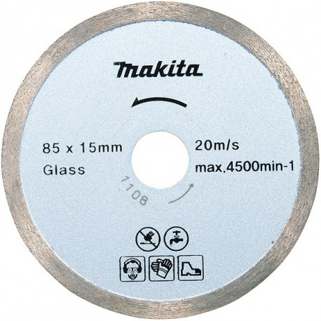 Disque diamant à eau pour le verre 85 x 1.8 x 15 Makita B-21098