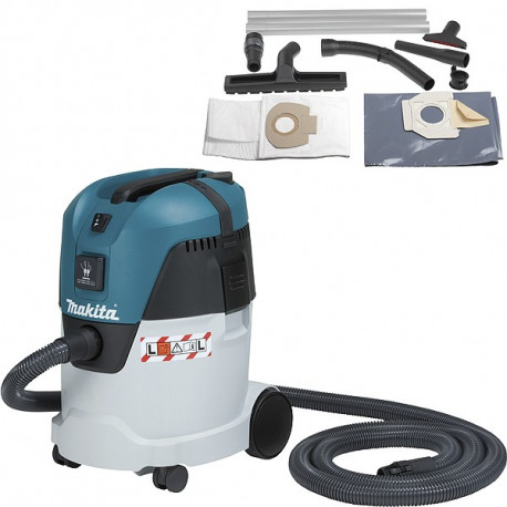 Aspirateur classe L Makita 25l 1000W 210mbar - VC2512L