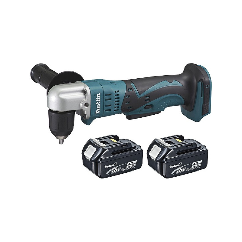 Perceuse visseuse d'angle sans fil Makita 18V Li-Ion 2x4Ah Ø10mm