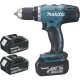 Perceuse visseuse sans fil Makita 18V Li-Ion 3x3Ah Ø13mm - DDF453SFE3