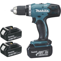 Perceuse visseuse sans fil Makita 18V Li-Ion 3x3Ah Ø13mm - DDF453SFE3