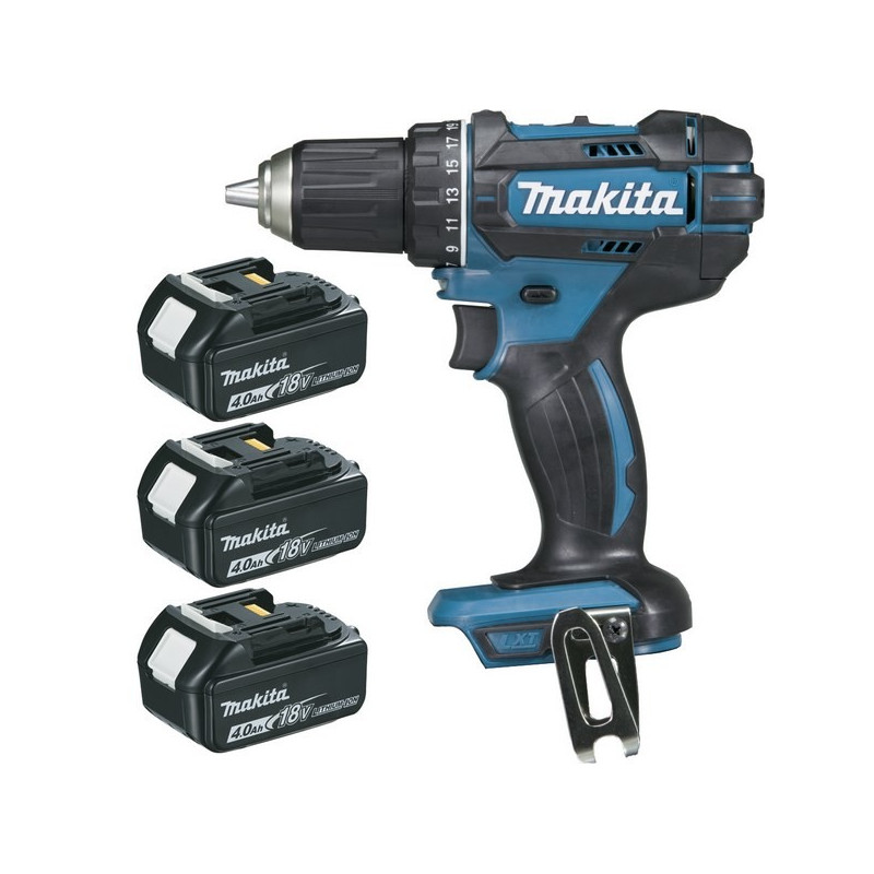 Perceuse visseuse sans fil Makita 18V Li-Ion 3x4Ah Ø13mm