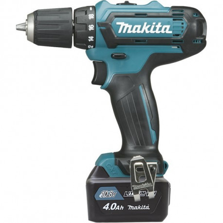 Perceuse visseuse sans fil Makita 10.8V Li-Ion 2x4Ah Ø10mm - DF331DSMJ