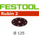 Abrasifs STF D125/90 P80 RU2/10 Festool 499103