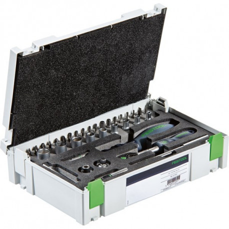 Systainer de clés à cliquets 1/4"-CE RA-SET 37 Festool 497881