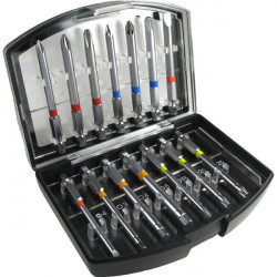 Coffret embouts de vissage longs 14 pièces HEXEL BSC14