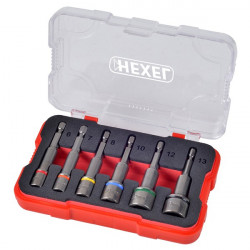 Coffret de douilles magnétiques 6 pièces HEXEL DMS6