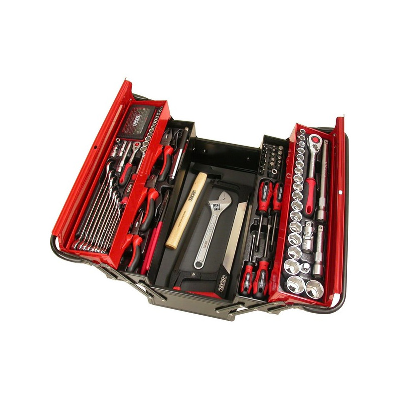 Caisse à outils complète 131 pièces HEXEL M131 - Firm