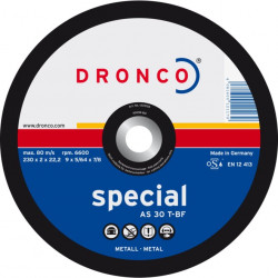 Dronco - Disque à tronçonner Ø125 ou Ø230mm AS 30 T