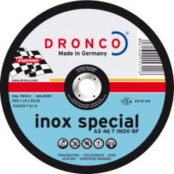 Dronco - Boîte de 25 disques à tronçonner Ø125mm AS 46 T Inox Lifetime-Plus