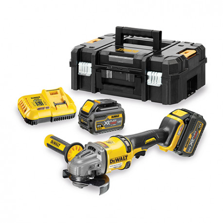 Meuleuse sans fil Ø125mm DeWALT 54V XR FlexVolt DCG414T2