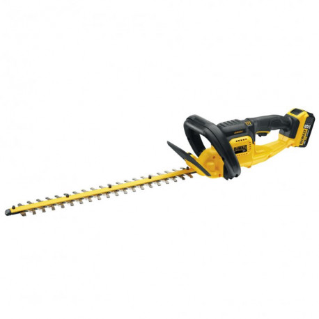 Taille-haies 55cm sans fil DeWALT 18V Li-Ion 5Ah DCM563P1