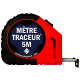 Mètre traceur 5mx25mm avec 10 mines de recharge MT5-N - JSTH