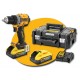 Perceuse compacte sans fil 18V Li-Ion 5Ah PowerStack Dewalt DCD800H2T