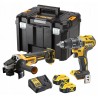 Kit 2 outils sans fil XR 18V 5 Ah Li-Ion sans charbons Dewalt DCK2020P2T